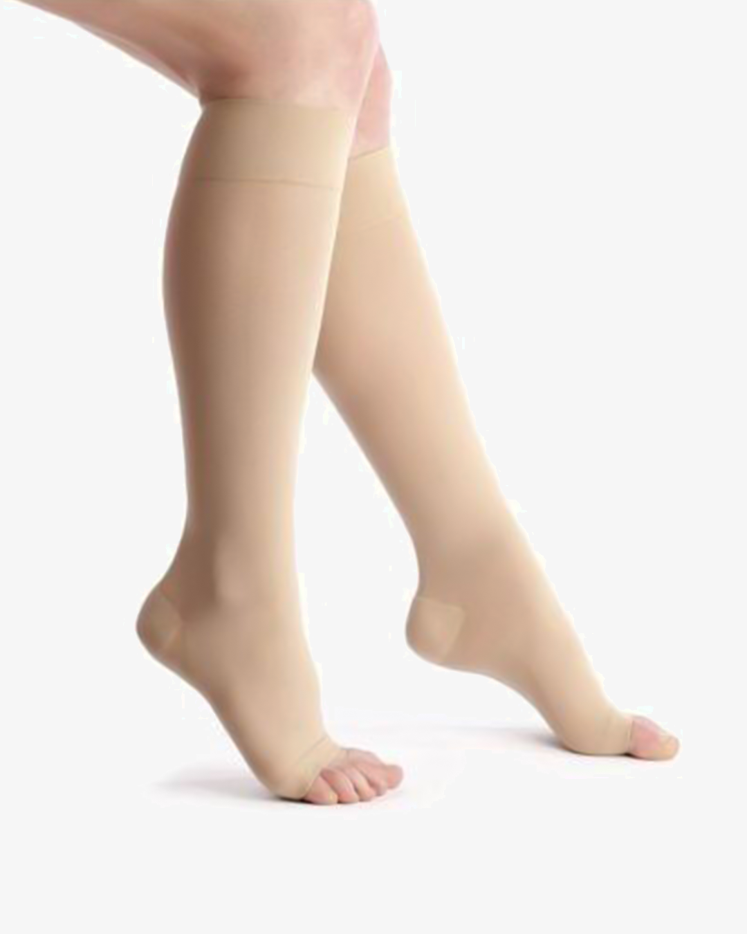 Bodiva Open Toe Compression Socks - For Women and Men